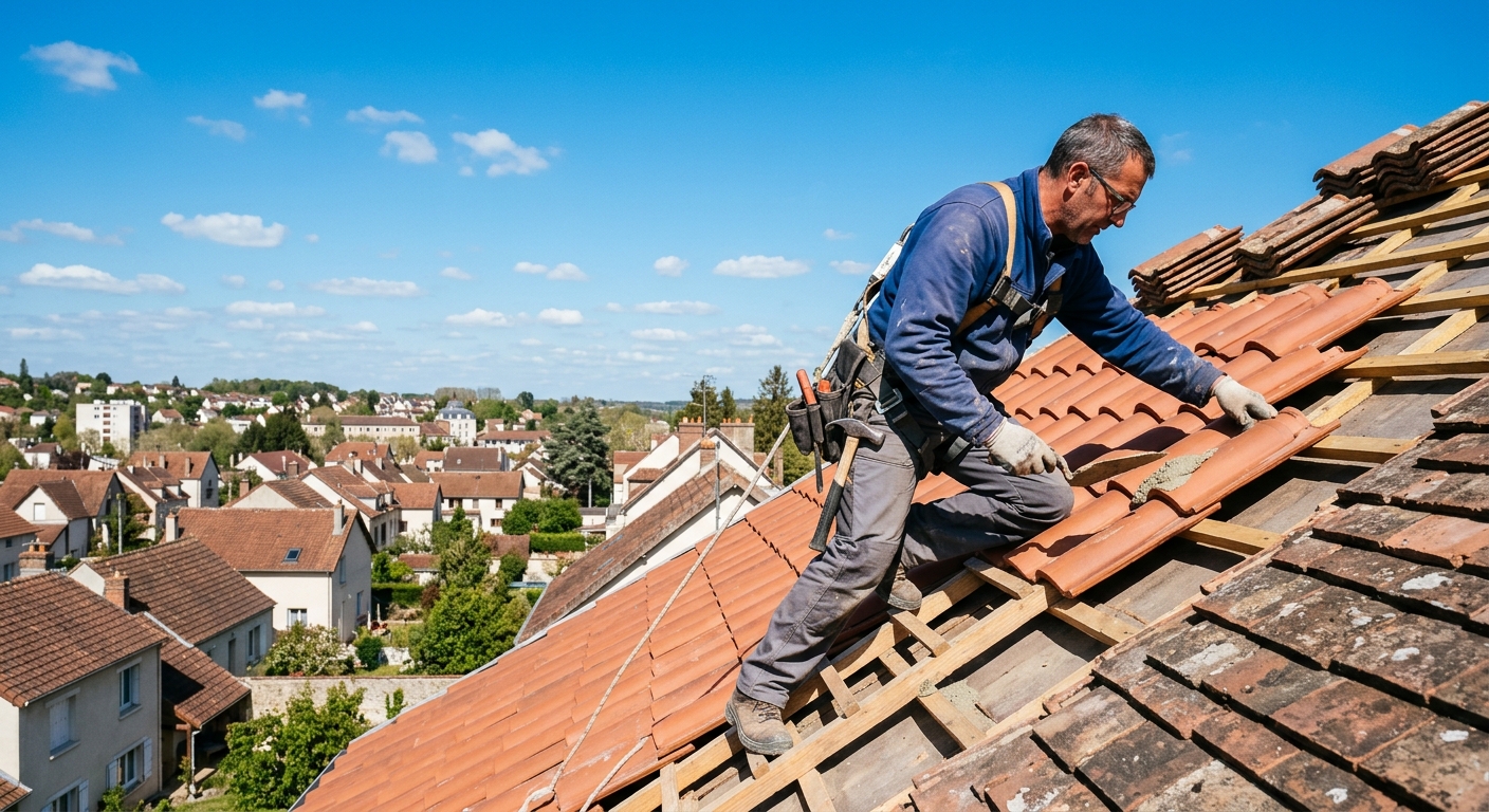 Rénovation toiture Palaiseau